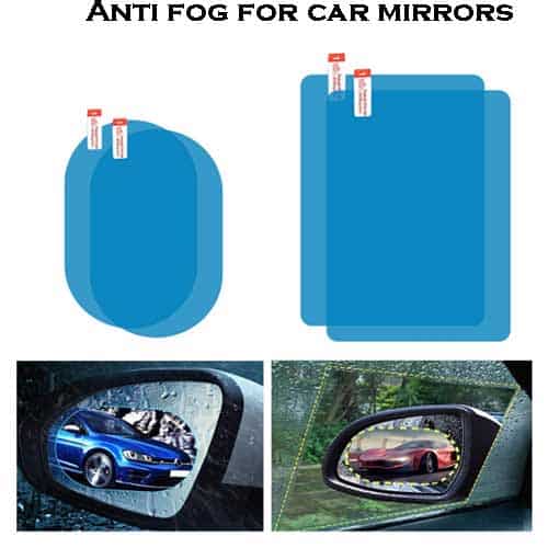 Anti fog for car mirrors