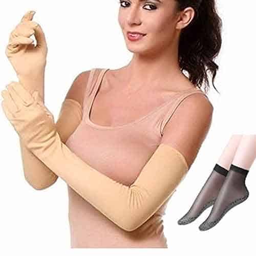Full hand gloves for bike for ladies  (Pollution and Sunlight Protection)