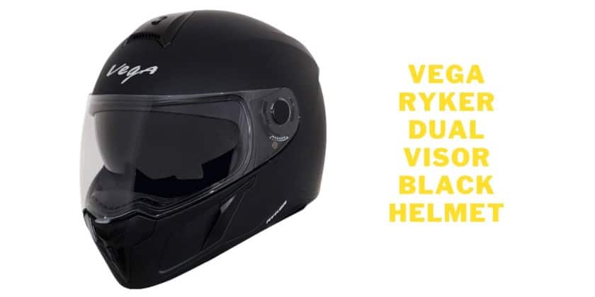Vega Ryker dual visor Black Helmet