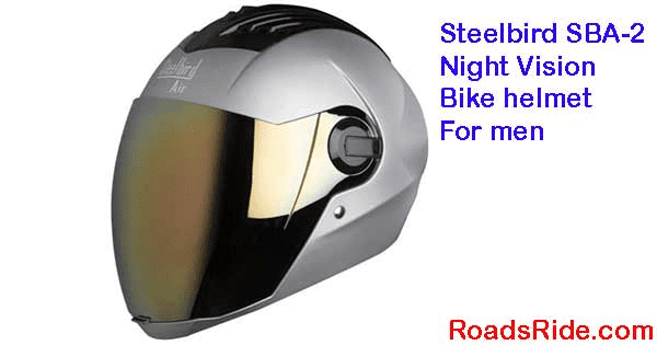 Steelbird SBA-2 Night Vision bike helmet For men